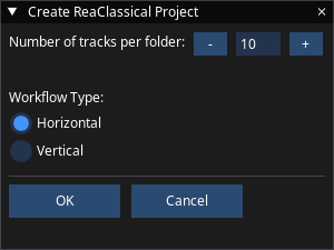 New ReaClassical Project